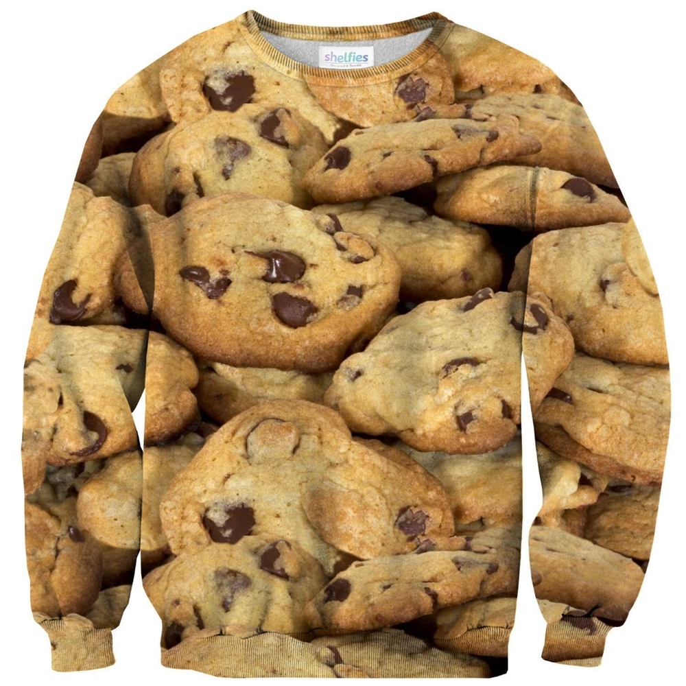 Shelfies Chocolate Chip Cookie Sweater